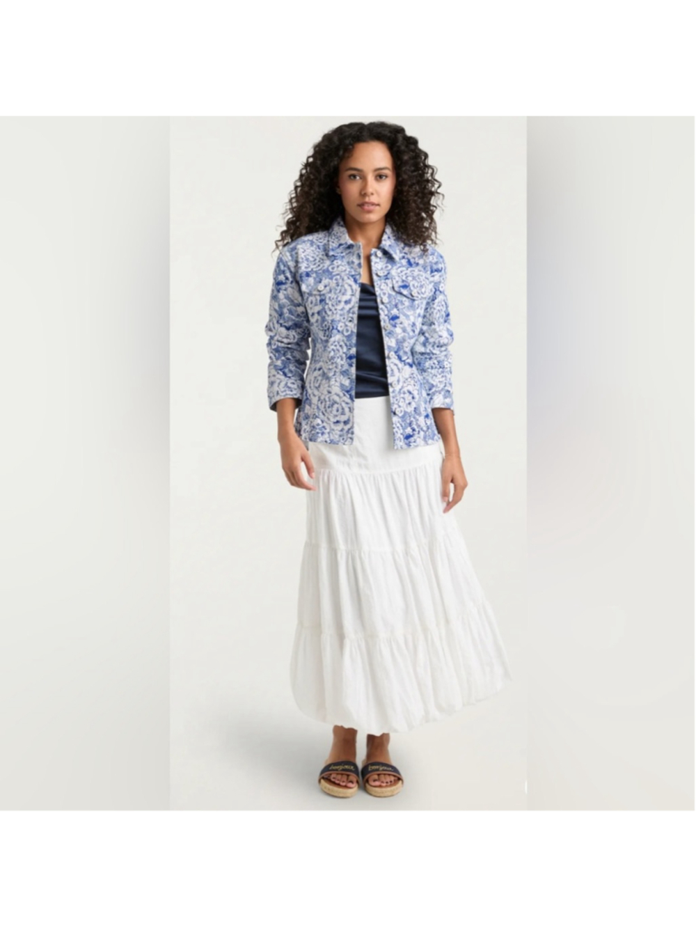 Cinq à Sept Sketchbook Floral Scrunched Canyon Jacket - Picture 4 of 14